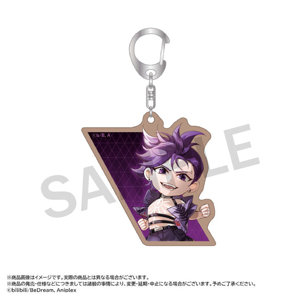 『TO BE HERO X』木製キーホルダー 3.梁龍